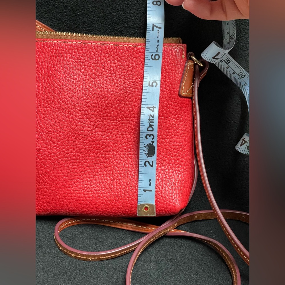 Dooney Bourke Boston Red Sox Leather Crossbody Bag MLB Pebble Grain Purse - Picture 7 of 12